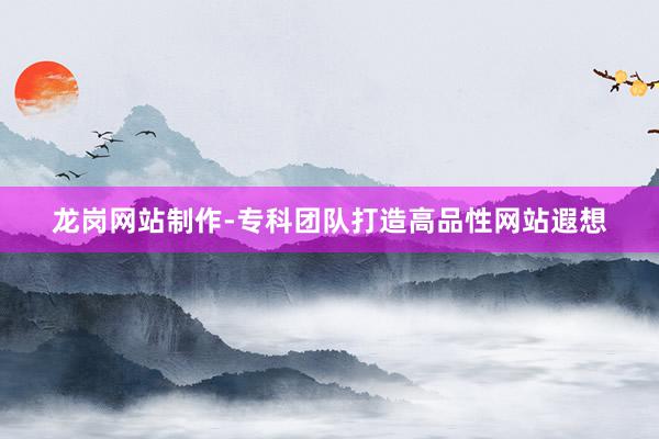 龙岗网站制作-专科团队打造高品性网站遐想